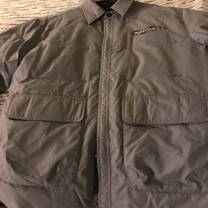 Thick Harley-Davidson reversible windbreaker.